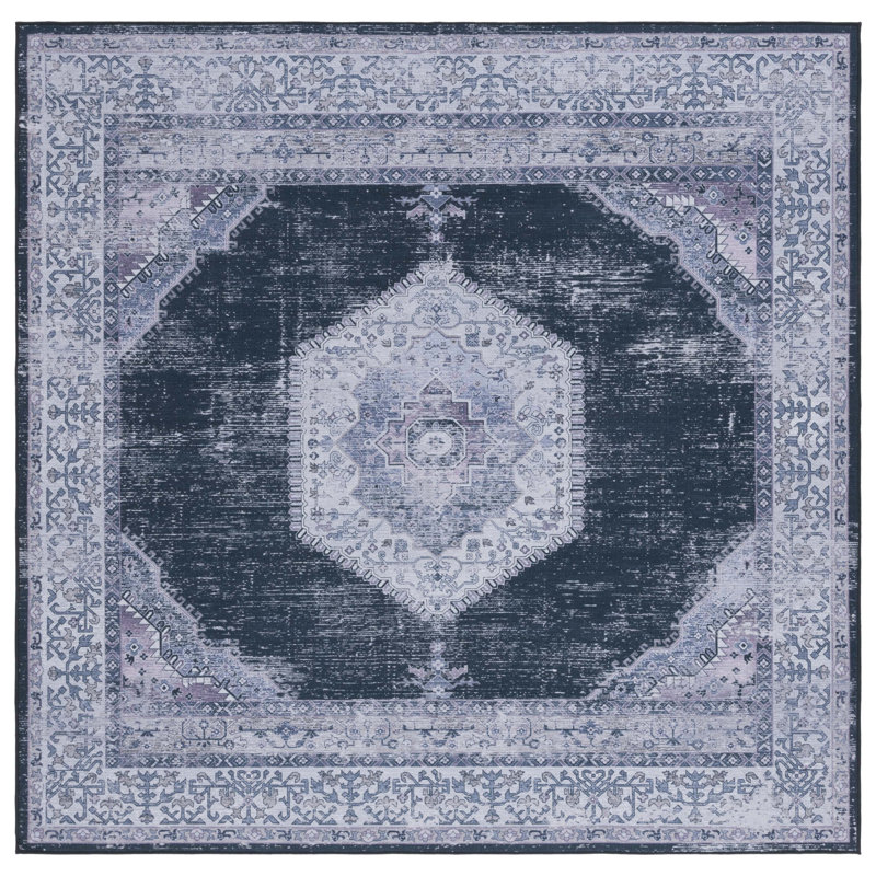 Tucson Performance Machine Washable Oriental Rug, Square 6'