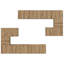 TV Cabinet Set 8 Pcs 80 X 30 X 30 Cm Engineered Wood-749958412