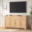 Buffet 63 po avec 3 tiroirs et 4 portes