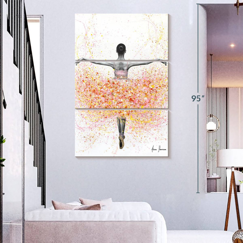 Danseur floral Enn, H 74 po x l 48 po