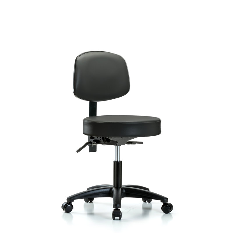 Chaise de travail, Carbone, Inclinaison comprise, Roulettes