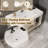 39" Inch Floating Bathroom Vanity With Ceramic Sink, Wall Mounted Bathroom Vanity With Marble Sintered Stone Countertop,2 Drawers &  Open Cabinet-994007116