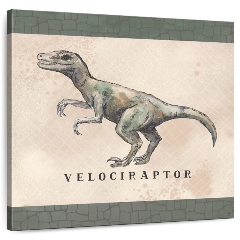 Velociraptor invasion de dinosaures, H 20 po x l 20 po