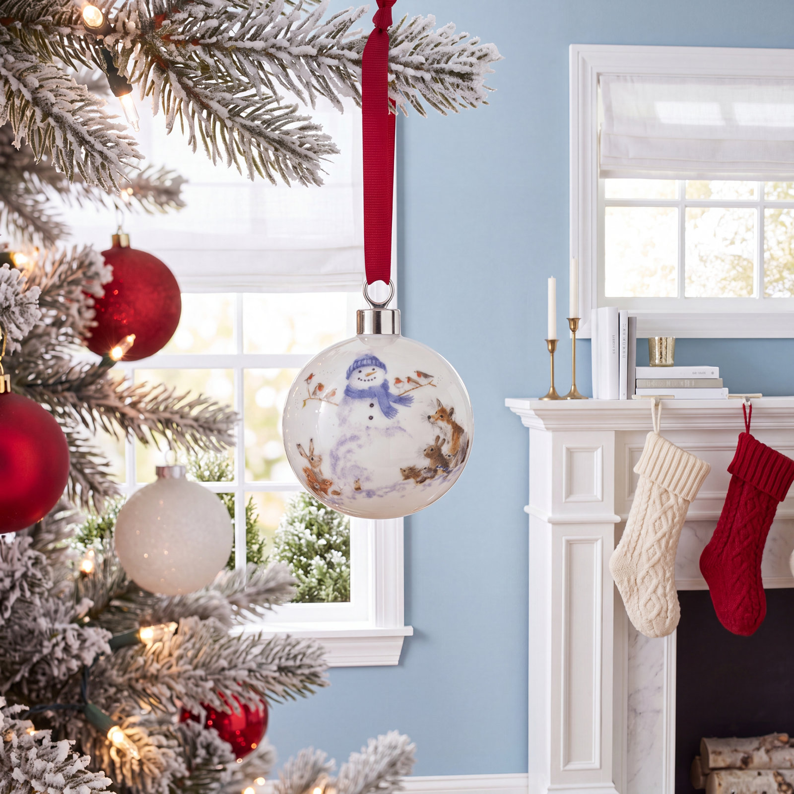 Wrendale Designs 5" Porcelain Bauble
