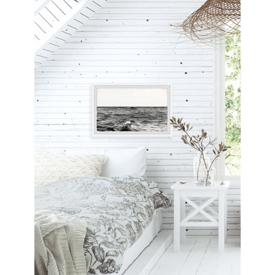 Ocean Storm Brewing 1 Piece Single Picture Frame Wall Art