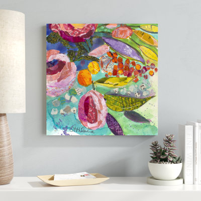 Ebern Designs Bold Blooms III On Canvas by Elizabeth St. Hilaire Bold ...