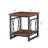 Industrial 2-Tier Side Table With Storage Shelf