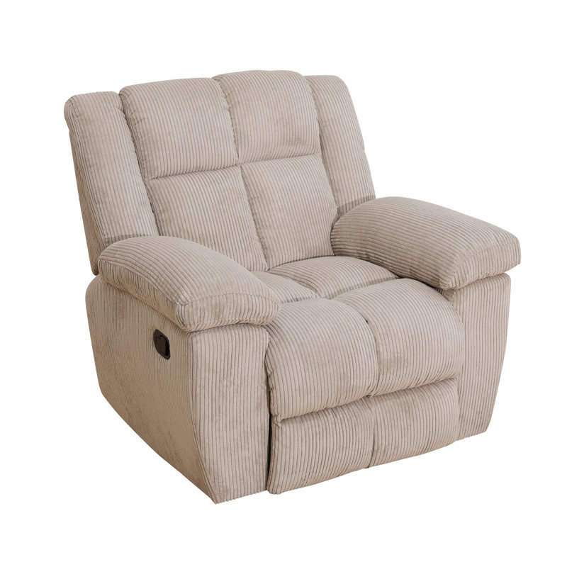 Flower white Stripe Fabric Living Room Intelligent Recliner Chair