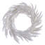 Vickerman 24" UnLit Artificial Pampas Grass Wreath.-1594969648