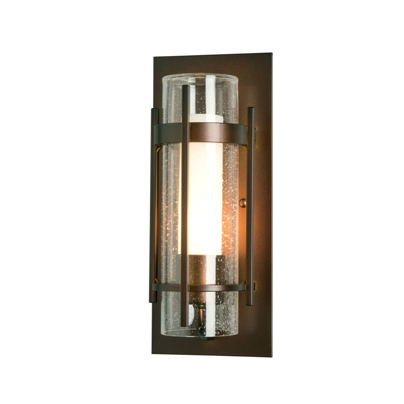 Torch Outdoor Flush Mount, Bronze, 15.8" H x 7" W x 5.2" D