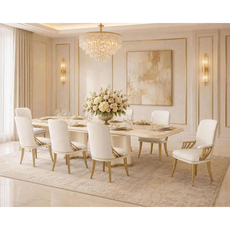 La Terrazza 9 - Piece Dining Set, 9 Pieces: Table, 8 Chairs