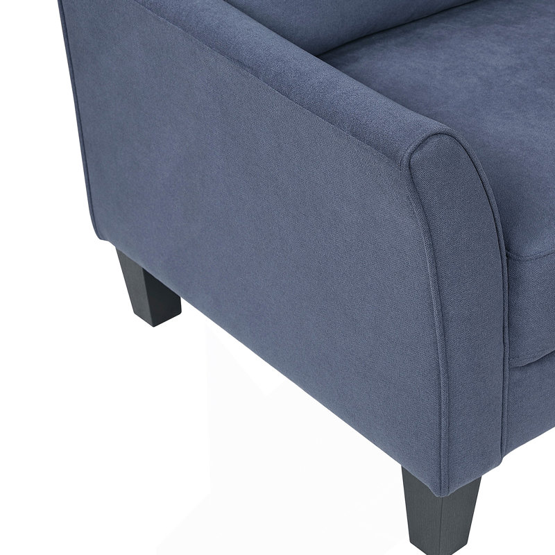 Ensemble de canapé 2 pièces Modern Modern Contemporary, Bleu