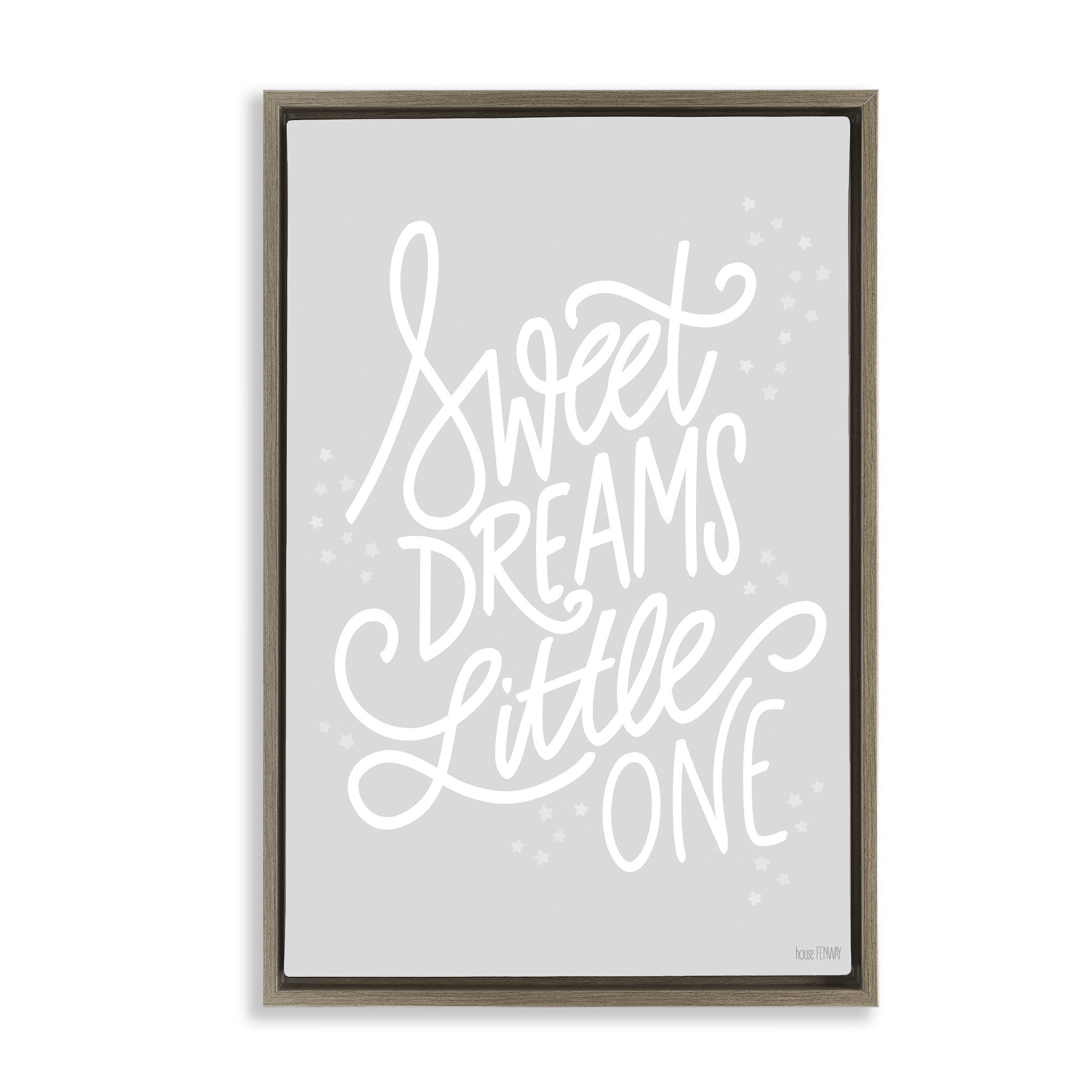 Trinx Sweet Dreams Little One Floater Canvas by House Fenway Wayfair