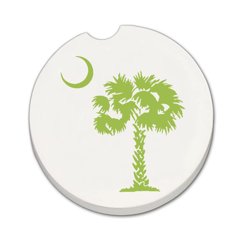 Sous-verre Palmetto, Lime