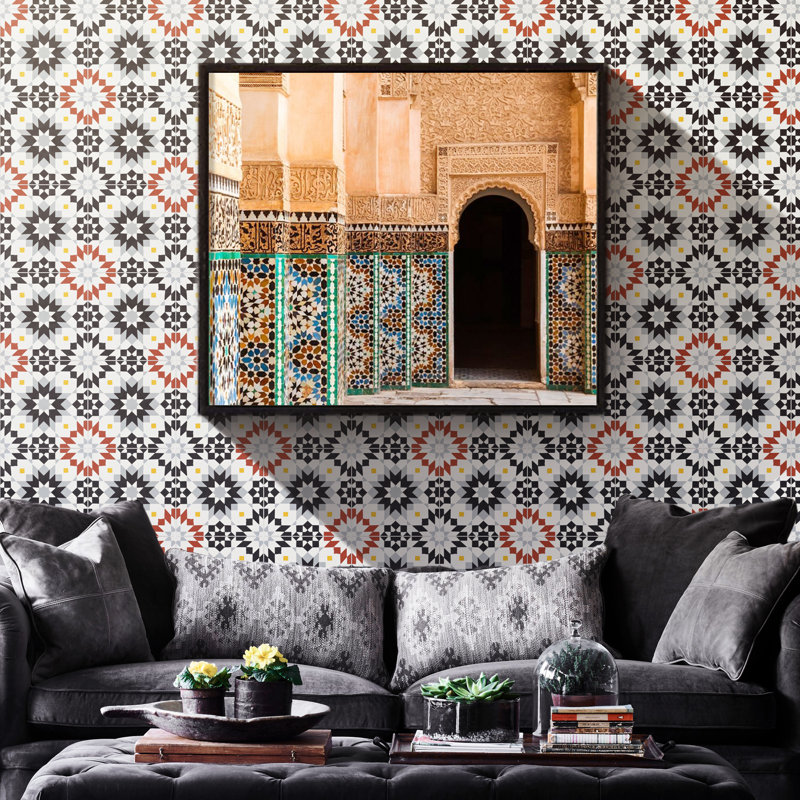 Carreau de sol et de mur à motif ciment / marbre 8 po x 8 po Semara