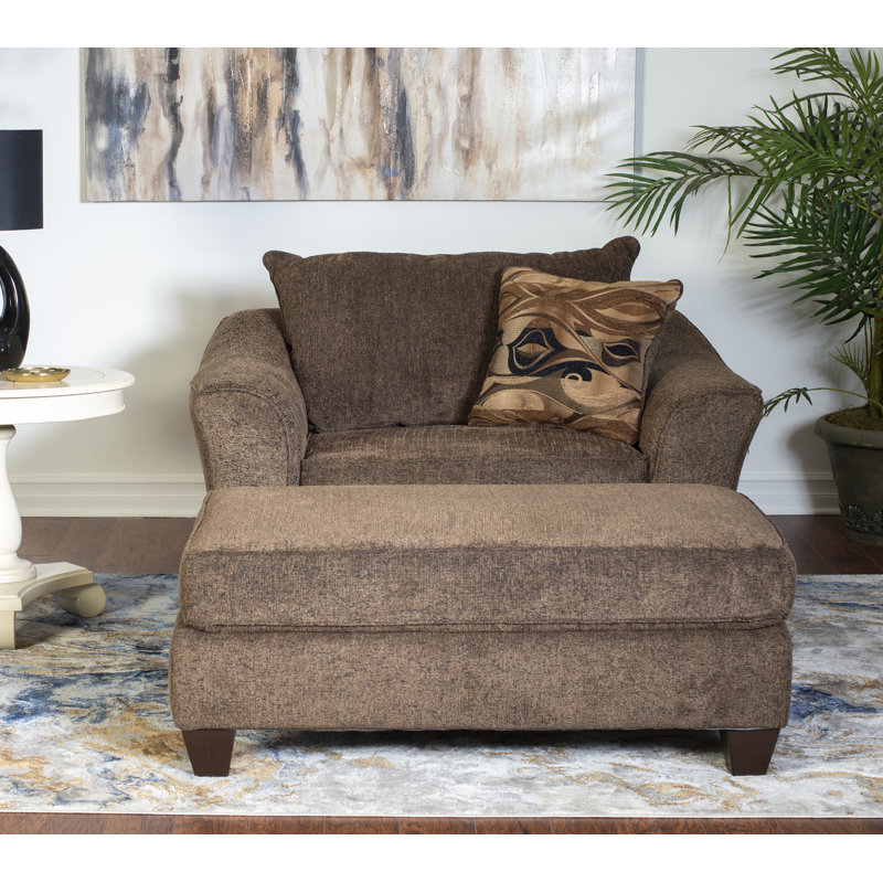 Cafe Fabric Cocktail Ottoman