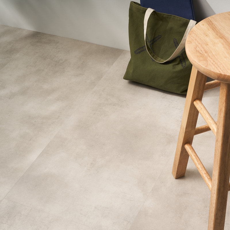 Carreaux de vinyle de luxe 18 po x 36 po x 2,5 mm Bond Tile Polaris (36 pieds carrés), Perle