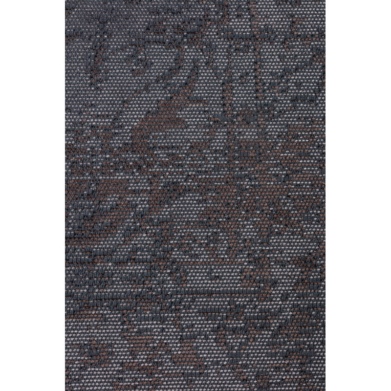 Rapture Gray Brown Oriental Luxury Area Rug, Rectangle 7'10" x 11'2"