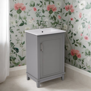 20" W x 15.48" D x 33.29" H Single Bathroom Vanity