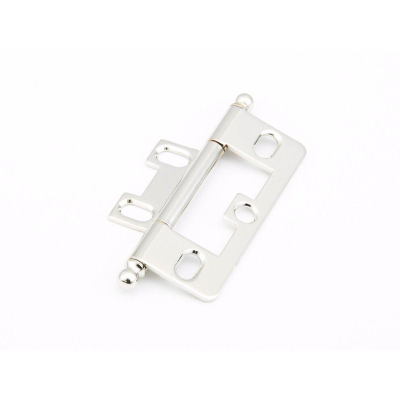 Charnière pour armoire à mortaise 3 po Schaub, Nickel poli