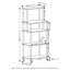 Bakers Rack with Wheels-614051177