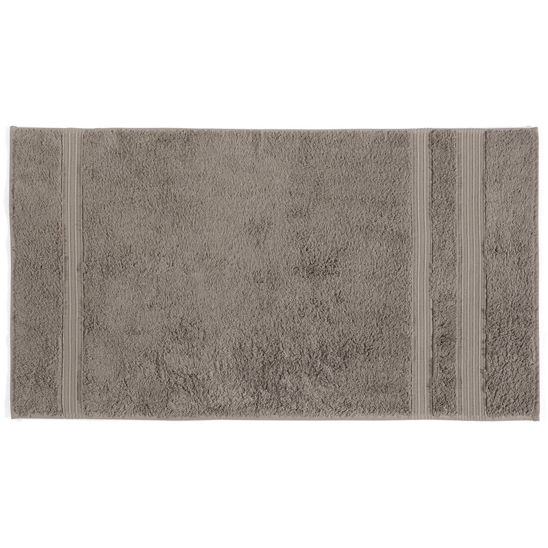 Luxury Hand Towel, Grey, 19.7 x 35.4 inches | 60% Cotton & 40% Bamboo, 20.3 oz/sq yd | Ultra-Soft, Highly Absorbent, Machine Washable | Perfect for Bathroom, Spa, or Gym | Gentle Care Instructions Included