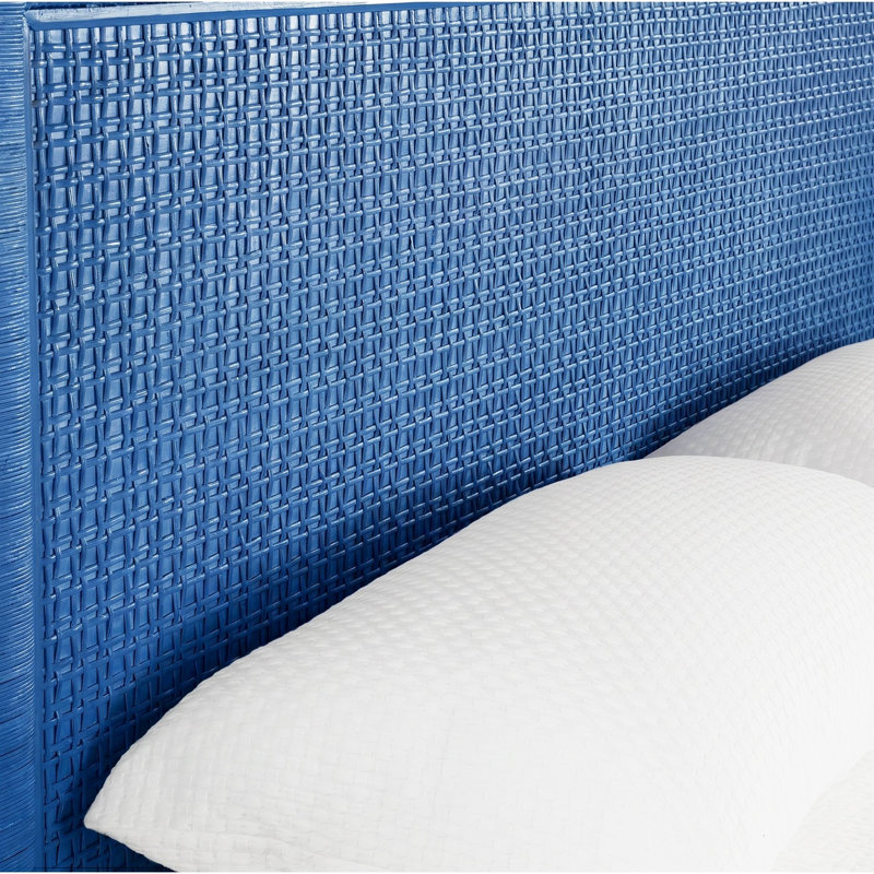 Naples Low Profile Standard Bed, King, Sea Glass