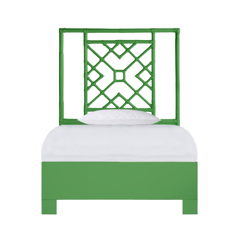 Ananias Standard Bed, Bright Green, Twin