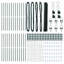 Vidaxl Hexagon Fence Steel-114622015-114622016