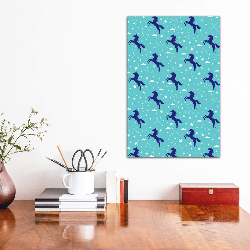 «Everyday Stay Magical IV» par Ilis Aviles - impression d'art graphique, Pas de tapis, Toile tendue