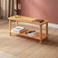 Austin Modern Solid Wood Rectangular Coffee Table with Storage Shelf – Sleek & Versatile-1140440516