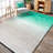 Thomason Handmade Ombre Turquoise Shag Area Rug-418183847