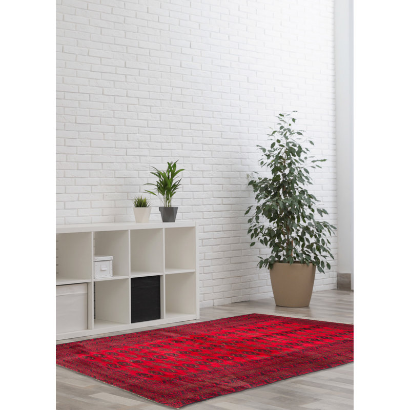 Teimani Red Rug 3'11" x 7'7"