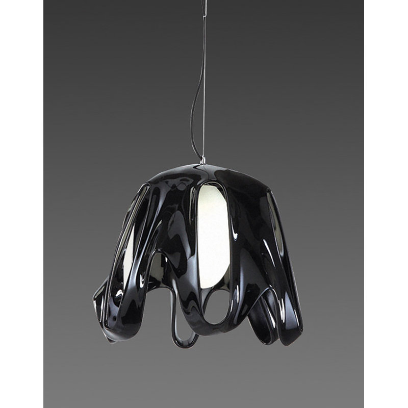 Murrieta 1 - Light Unique/Statement Pendant, Gloss Black