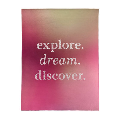 Quotes Chenille Indoor Rug