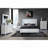 White Nightstand with Cooler,USB and Speaker