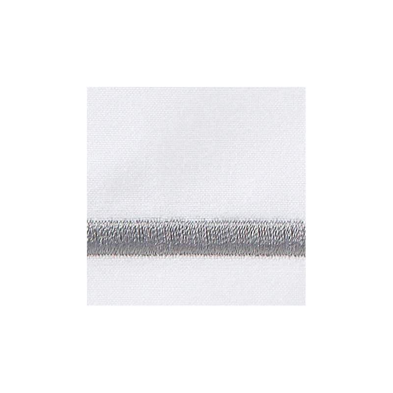 Melody 420 Thread Count 100% Cotton Sateen Flat Sheet, Queen Flat Sheet, White