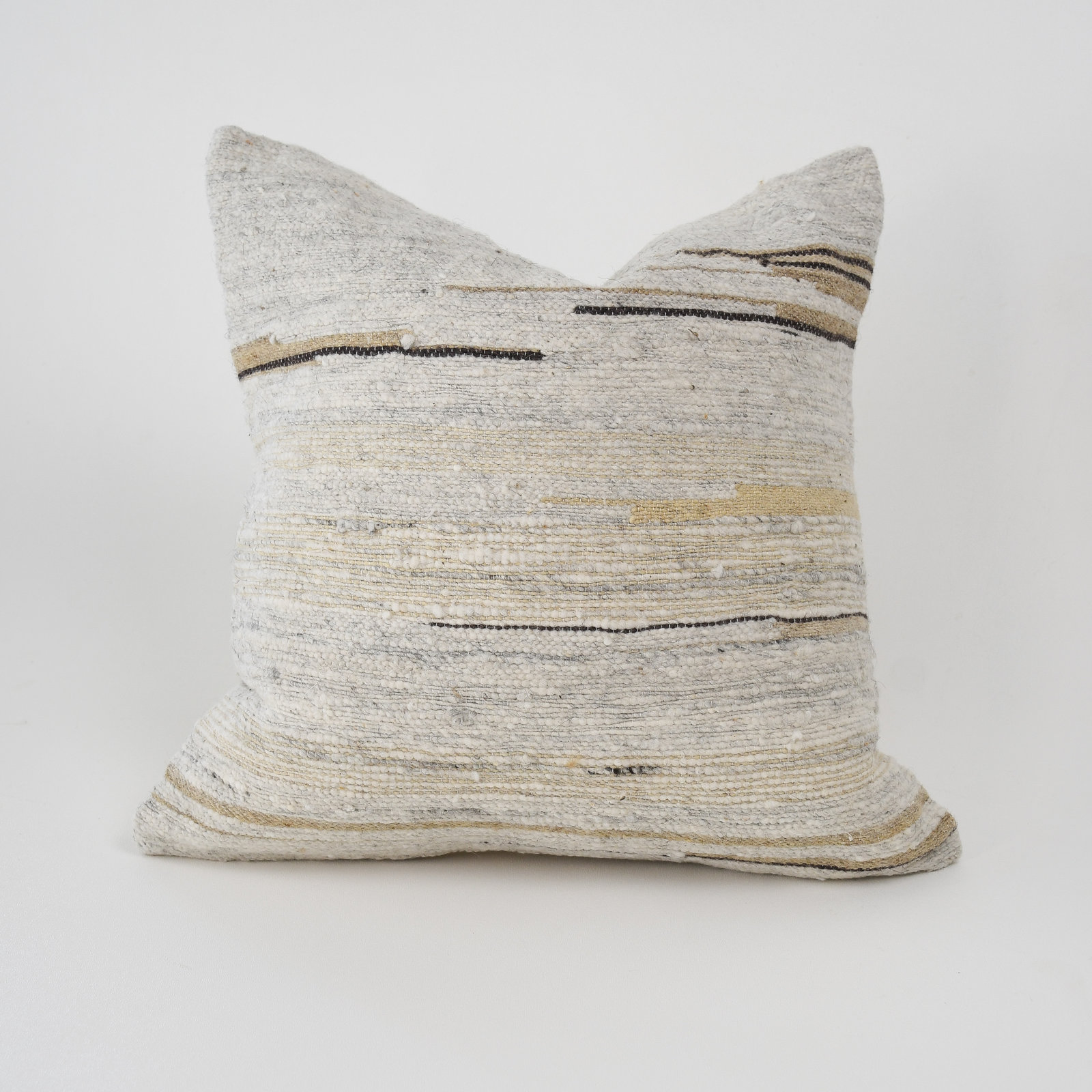 20" x 20" Wool Pillow Cover, 2 Piece Set, Square 20"