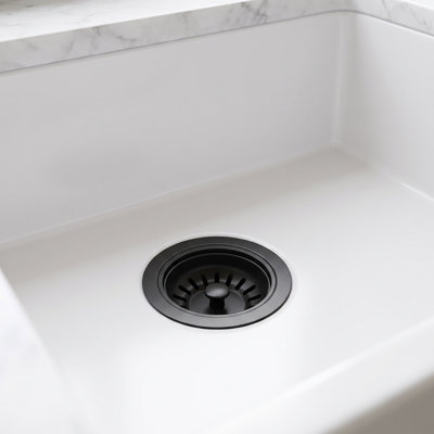 5 in. Kitchen Sink Drain Assembly with Strainer and Basket Stopper