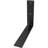 2 1/2"W x 12"D x 10"H Countertop Support Steel Heavy Duty Bracket w/ Gusset, Powder Coated Black-785416802