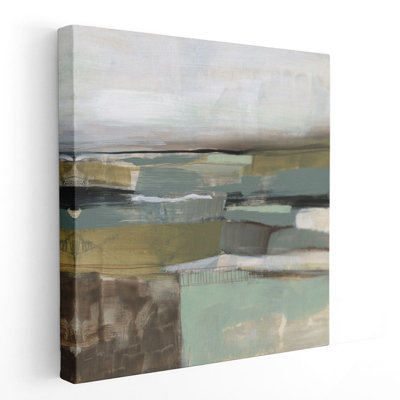 «Neutral Horizon Grid I», reproduction d'art sur toile