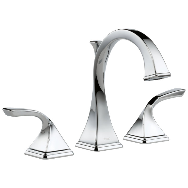 Virage® Widespread Bathroom Faucet with Drain Assembly, Polished Chrome