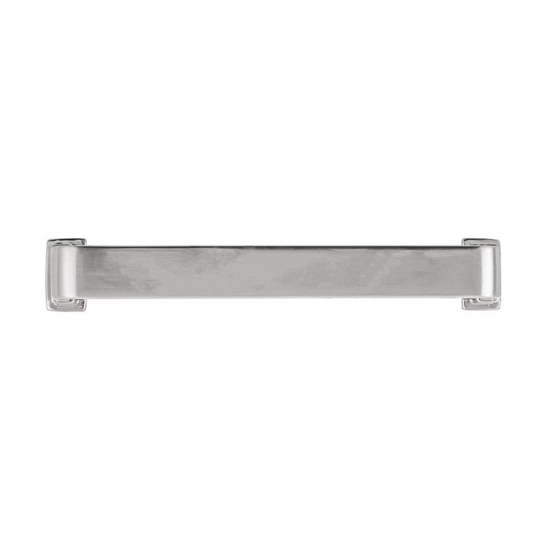 Brighton Collection Handle Pull - 6-5/16" Centre to Centre Cabinet Pull Satin Nickel - Farmhouse Hardware for Drawers & Cabinets