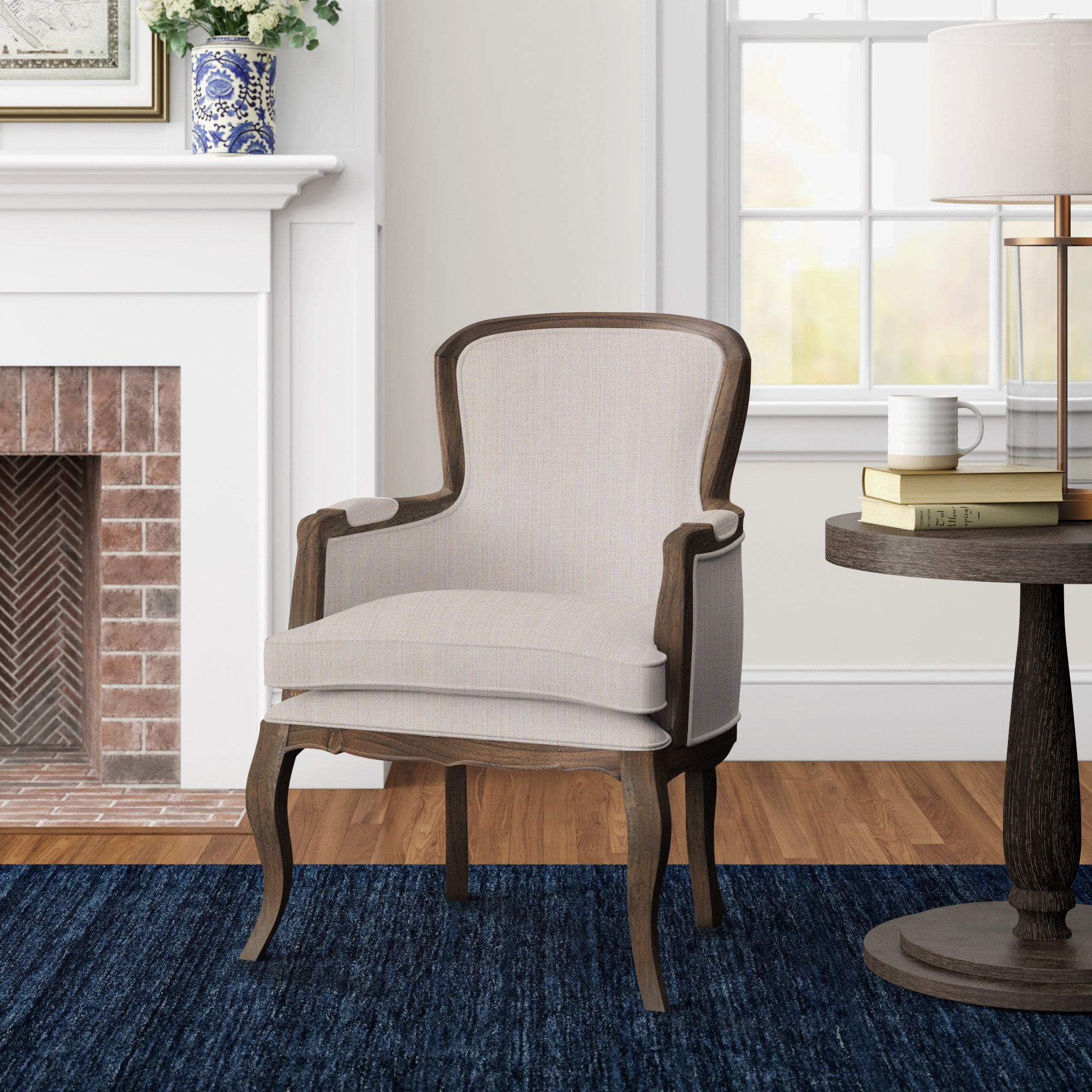 One Allium Way® Lira 25.2" Wide Cotton Armchair & Reviews | Wayfair