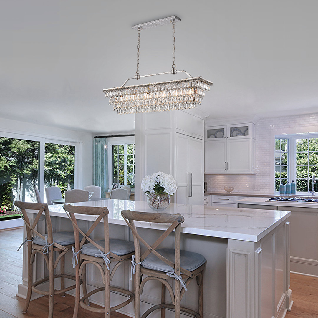 Danna 6 - Light Unique Tiered Chandelier Kelly Clarkson Home 