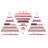 18 Piece Triangle Metal Bracket Shelf-80133809