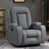 Similicuir gris est en rupture de stock