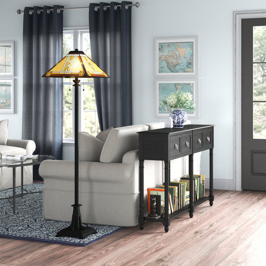 62'' Vintage Bronze Traditional Floor Lamp Fine Art Lighting