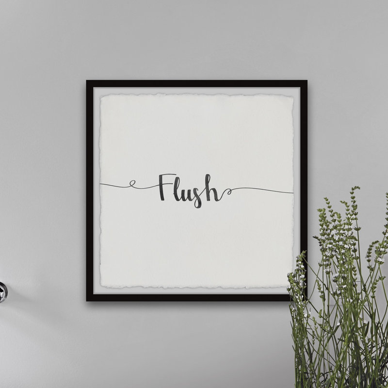 Flush - Single Picture Frame Print, 45cm H x 45cm W x 3.81cm D
