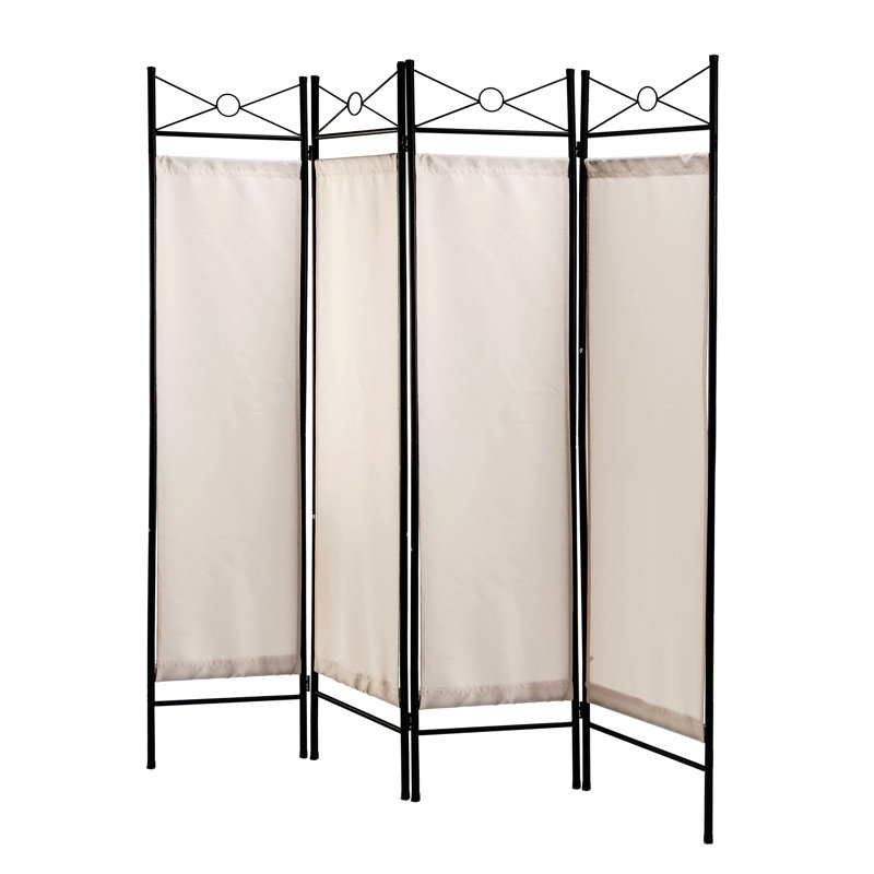 Cloison pliante Rhiann, Blanc, 4